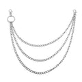 Punk Hip-Hop 2/3-Layer Metal Belt Chain | Waist Chain Metal Belt Chain QXL A2