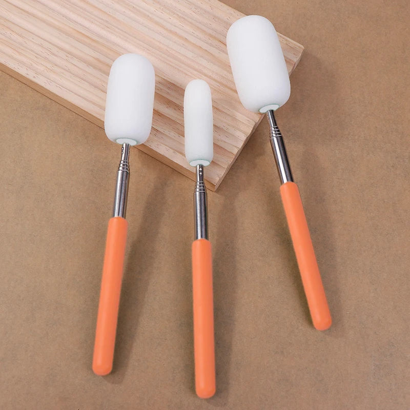 Telescopic Pottery Sponge Stick | Ceramic Throwing Tool Pottery Sponge Tool QXL