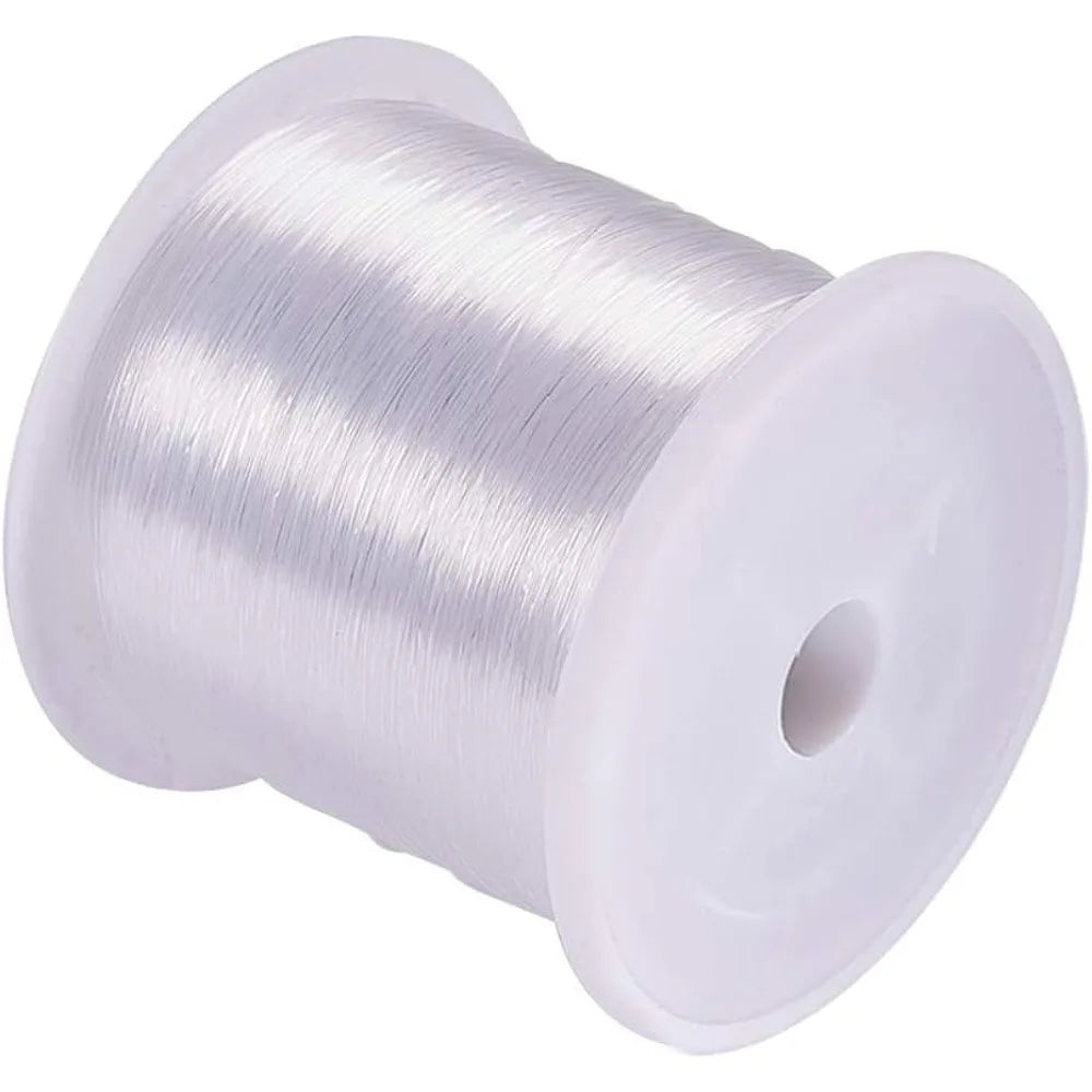 Clear Nylon Thread 0.25mm – 110 Yards Invisible Monofilament Cord Jewelry Beading Cord QXL