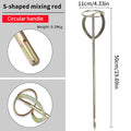 S-Type Drill Mixing Paddle | Paint Plaster Mortar Stirrer Rod Mixing Paddle QXL B