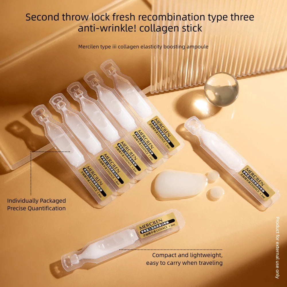 30-Pack Collagen Ampoule Serum – Firm, Hydrate & Even Skin Collagen Ampoule Serum QXL