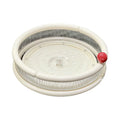 360° Rotating Cosmetics Storage Tray | Lipstick & Skincare Organizer Rotating Makeup Organizer QXL WHITE