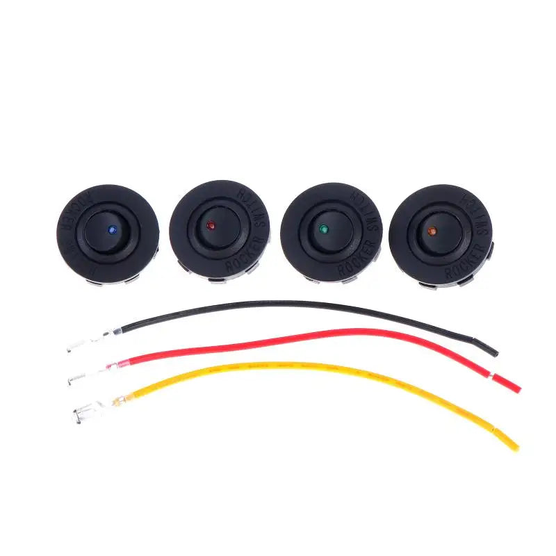 12V DC Round LED Switch 16A – Car Truck Boat SPST On/Off LED Toggle Switch QXL