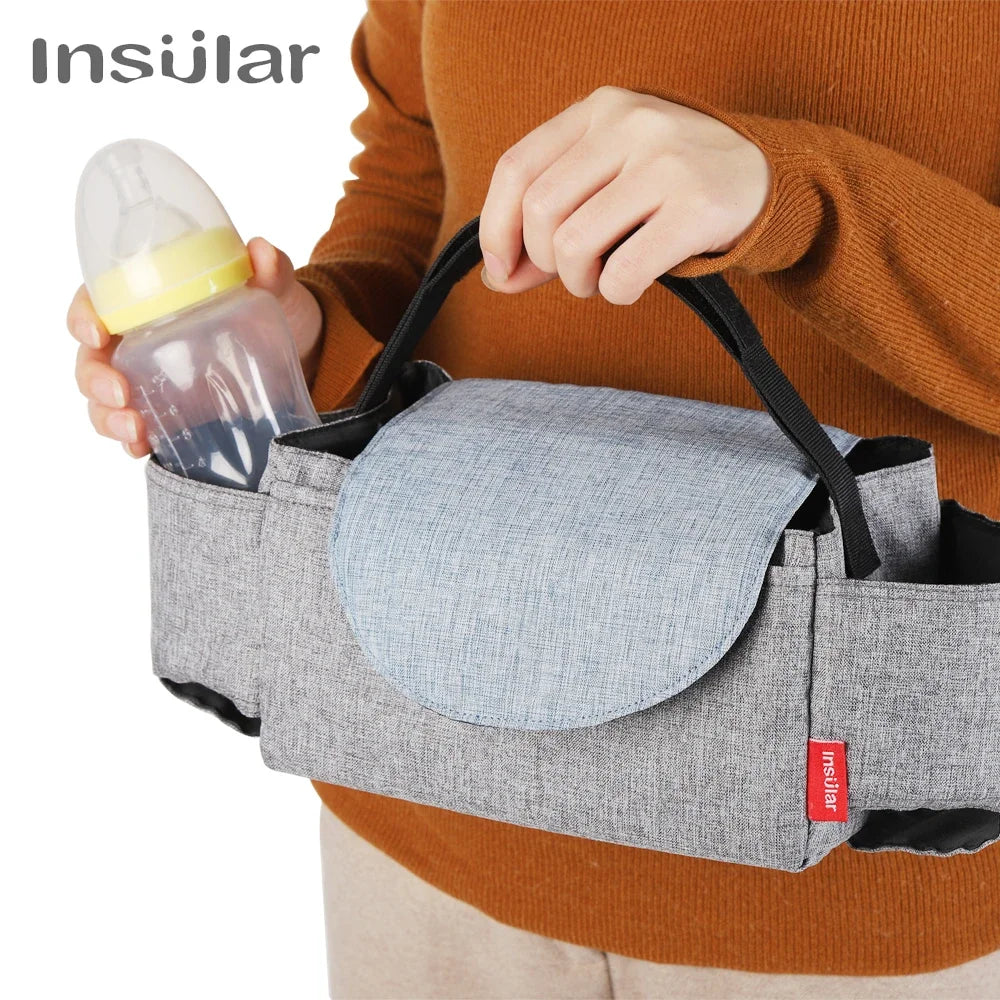 Insulated Baby Bottle Bag | Stroller Diaper Storage Bag Insulated Bottle Bag QXL