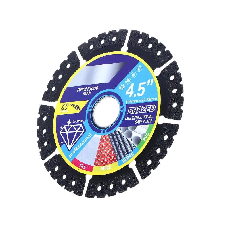 115mm Diamond Cutting Disc | Angle Grinder Blade Steel & Stone Diamond Cutting Disc QXL