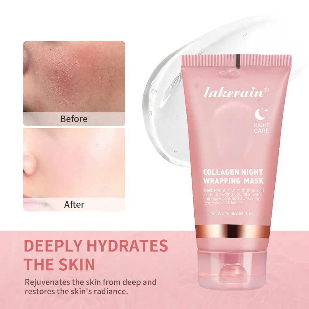 Collagen Peel-Off Night Face Mask – Firming & Hydrating Peel-Off Face Mask QXL