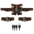 EMS Abs Trainer & Abdominal Belt | Rechargeable Muscle Stimulator EMS Muscle Stimulator QXL 29 gears-3pcs set USB Type-C