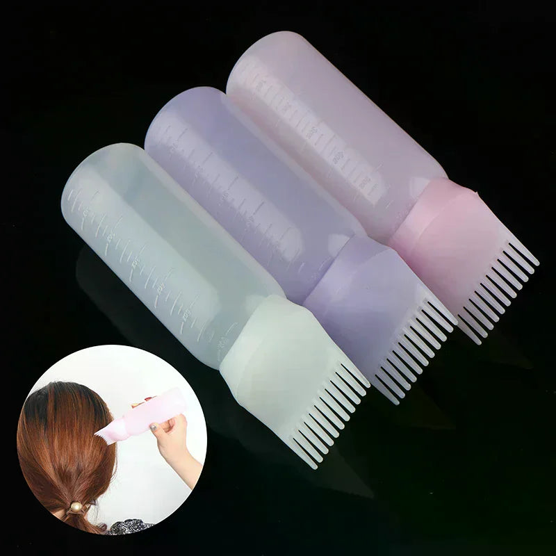 Hair Dye Applicator Bottle with Comb | Root Color Tool Hair Dye Applicator QXL
