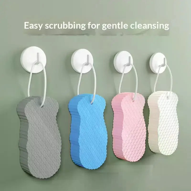 Super Soft Exfoliating Bath Sponge with Hanging Rope Exfoliating Bath Sponge QXL