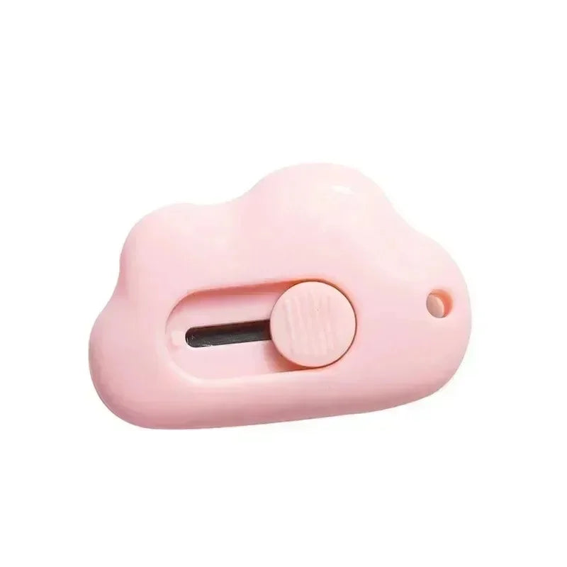 Cute Rabbit Mini Retractable Utility Knife | Portable Cutter Mini Utility Knife QXL 1pc pink