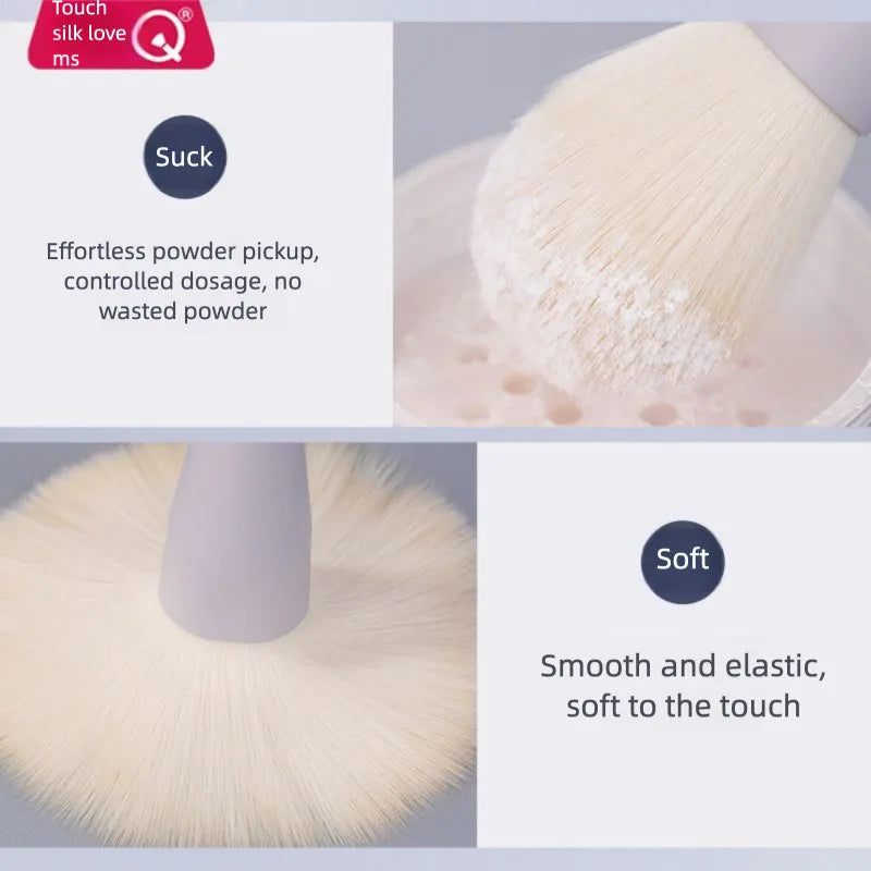 MSQ 6-Piece Morandi Mini Travel Makeup Brush Set Travel Makeup Brush Set QXL