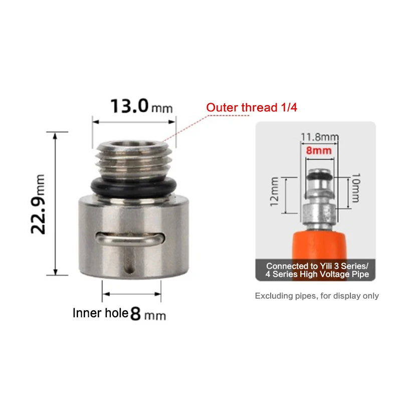 1/4" Pressure Washer Nozzle Tips for Kärcher K Series | Steel Pressure Washer Nozzle QXL A1