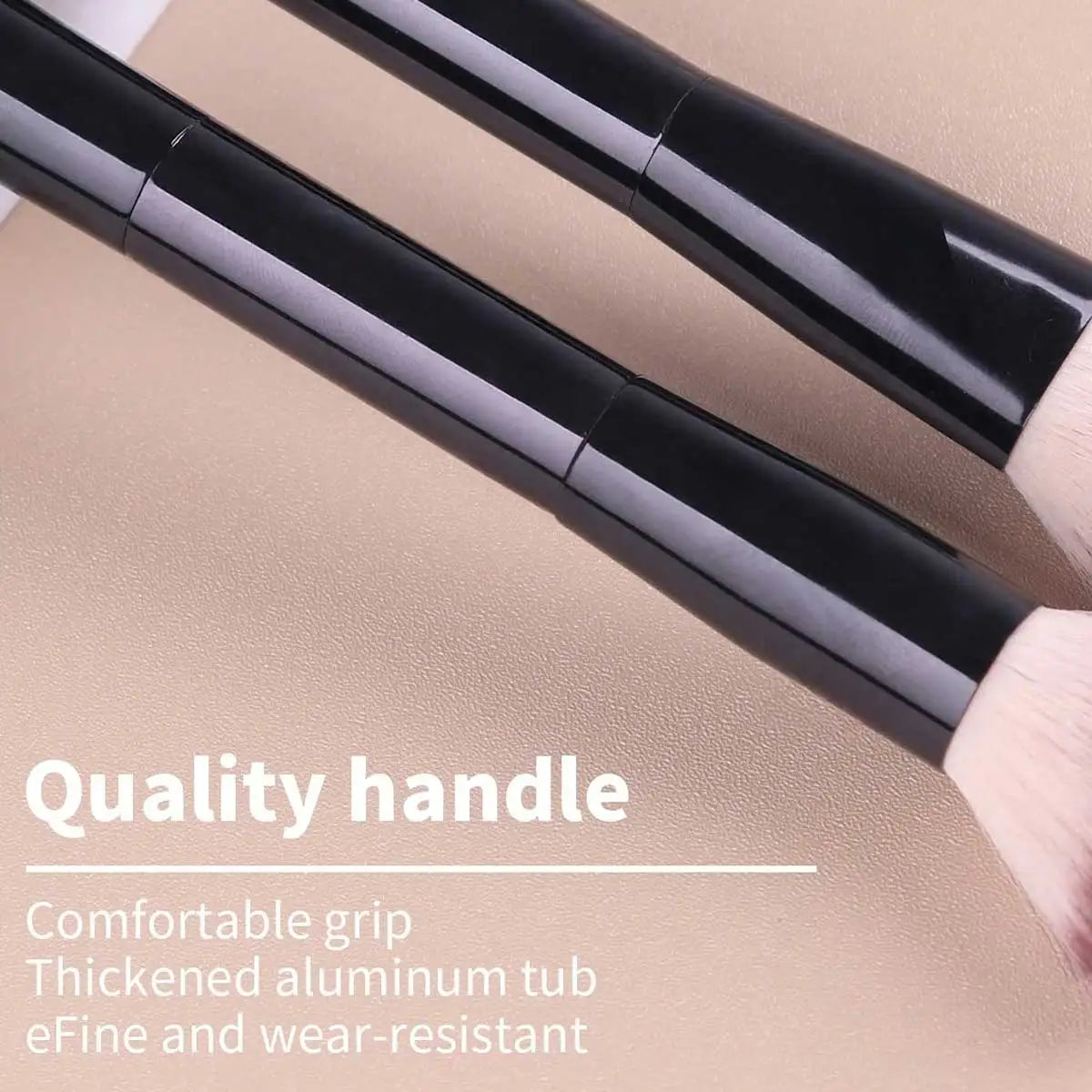 LUXEBLEND 2-Pack Dual-Head Powder & Blush Makeup Brushes Dual-Head Makeup Brush QXL