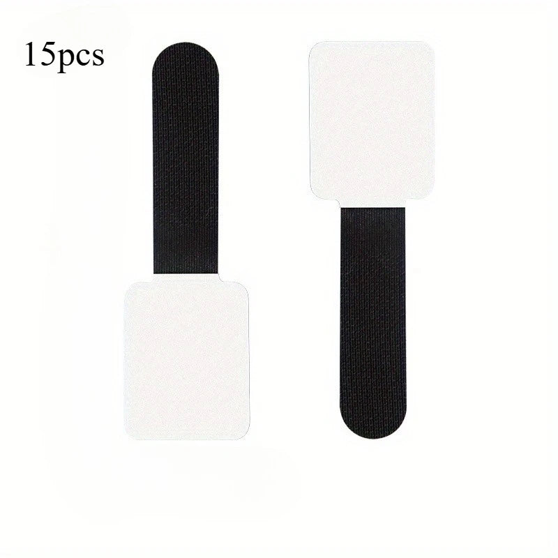 Reusable Self-Adhesive Cable Ties & Cord Organizer Straps Cable Organizer Straps QXL Black