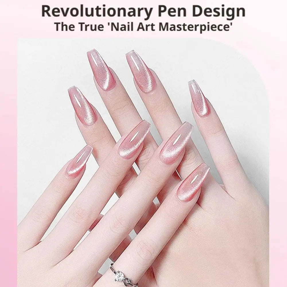 7-in-1 Cat Eye Magnetic Gel Nail Polish Pen | Manicure Tool Gel Nail Polish Pen QXL