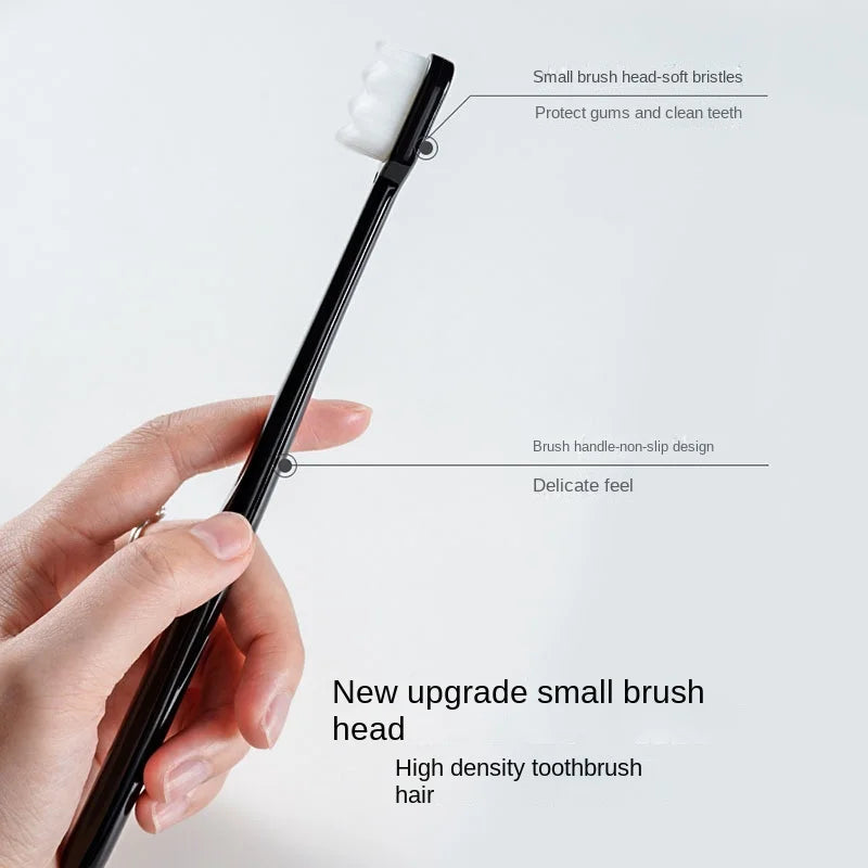 Ultra-Fine Soft Bristle Adult Toothbrush | Deep Clean Soft Bristle Toothbrush QXL