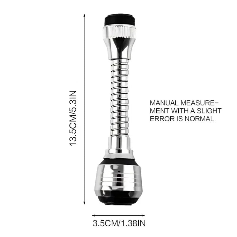 Faucet Extender with Filter & Aerated Spray Nozzle | Water Saver Faucet Extender Nozzle QXL