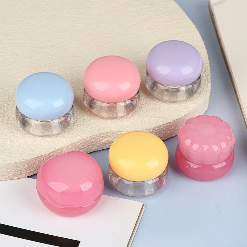 5g Empty Plastic Cosmetic Jar | Lip Balm Scrub Travel Container Cosmetic Jar QXL