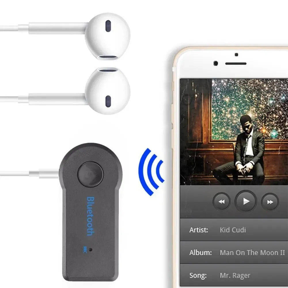 Bluetooth 5.0 Receiver 3.5mm AUX Adapter – Car & Headphone Bluetooth AUX Receiver QXL