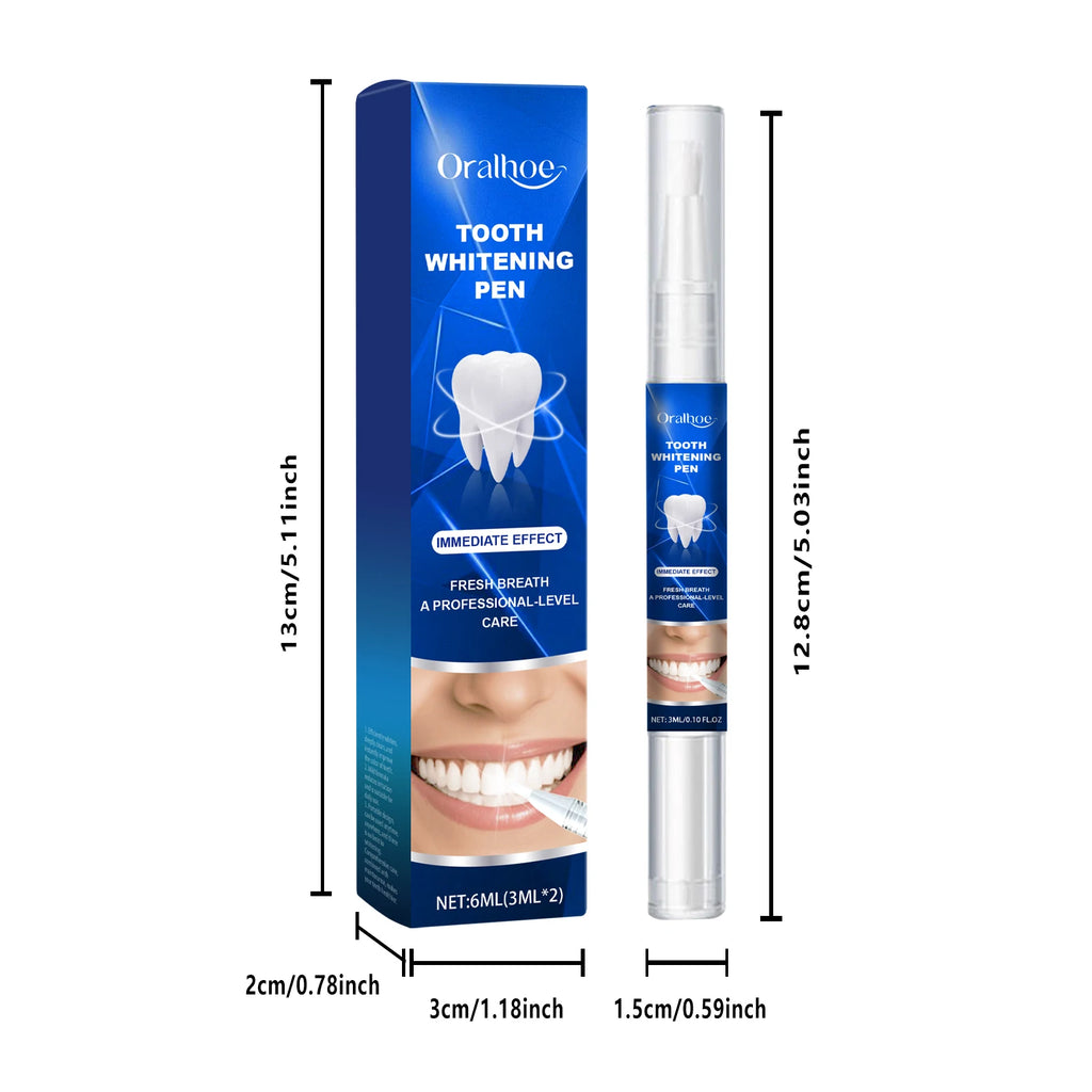 Teeth Whitening Pen | Stain & Plaque Removal Serum Gel Teeth Whitening Pen QXL