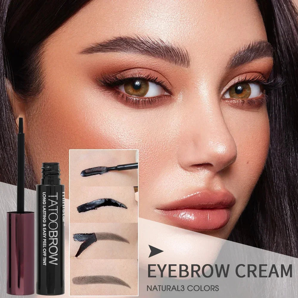Peel-Off Eyebrow Tint Gel – Waterproof & Long-Lasting Eyebrow Tint Gel QXL