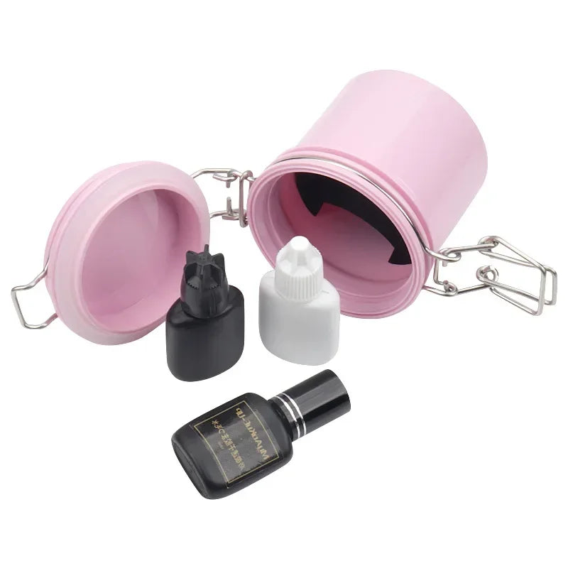 Eyelash Glue Storage Tank | Lash Extension Adhesive Jar Lash Adhesive Storage QXL
