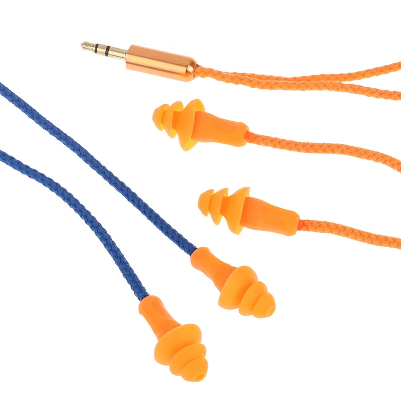 CE-Certified Industrial Noise Reduction Earplugs – Corded Industrial Earplugs QXL
