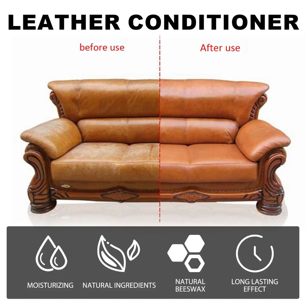 Natural Leather Mink Oil Cream | Sofa, Bag & Shoe Polish Leather Care Cream QXL
