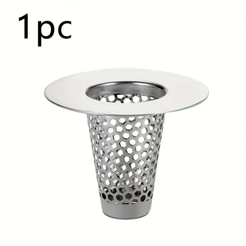 Bathroom Sink Strainer Hair Catcher | Brushed Drain Cover Sink Drain Strainer QXL