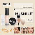 MLSMILE Makeup Set – Foundation, Concealer & Loose Powder Makeup Base Set QXL A