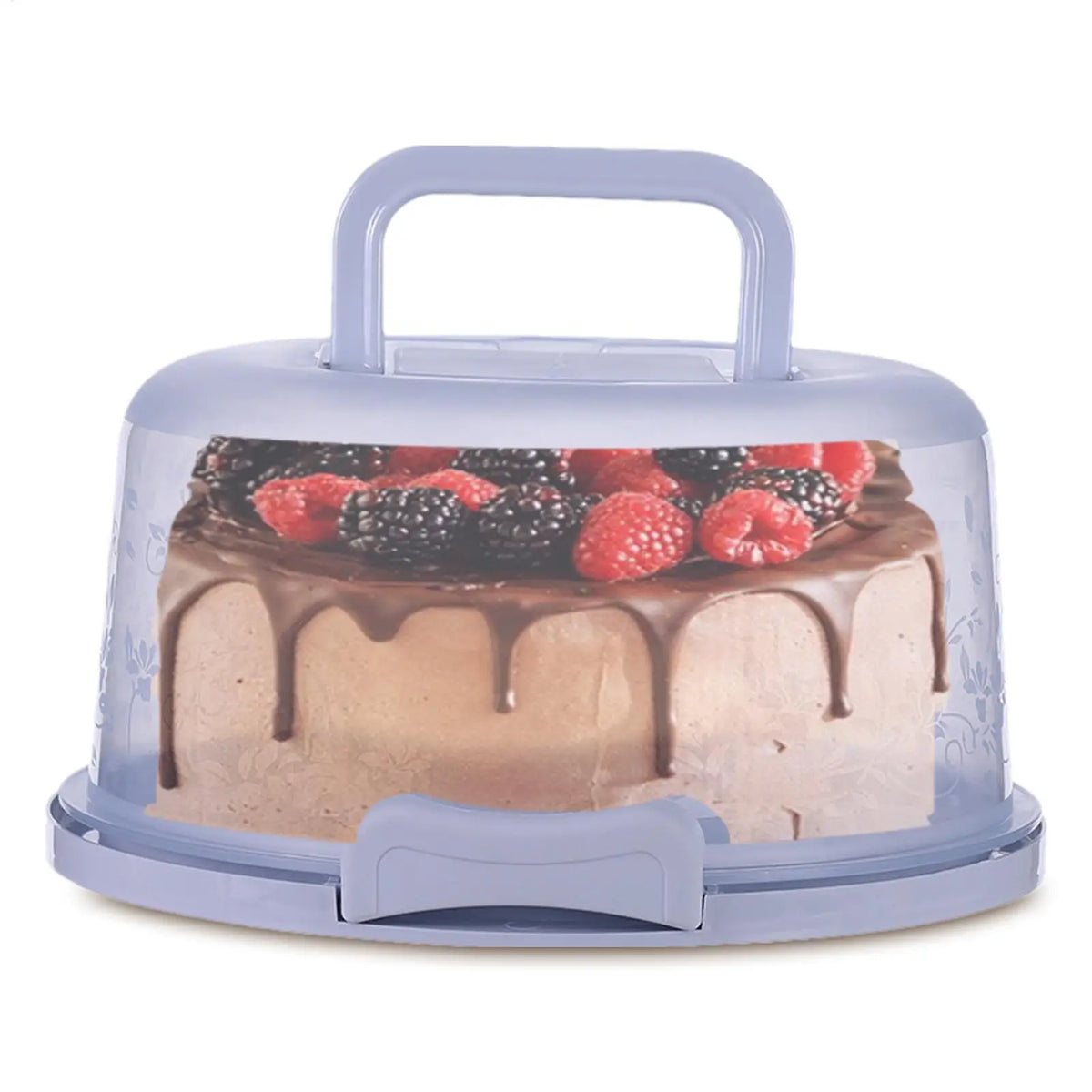 Transparent Dome Cake Carrier with Lid & Handle | Airtight Cake Storage Carrier QXL