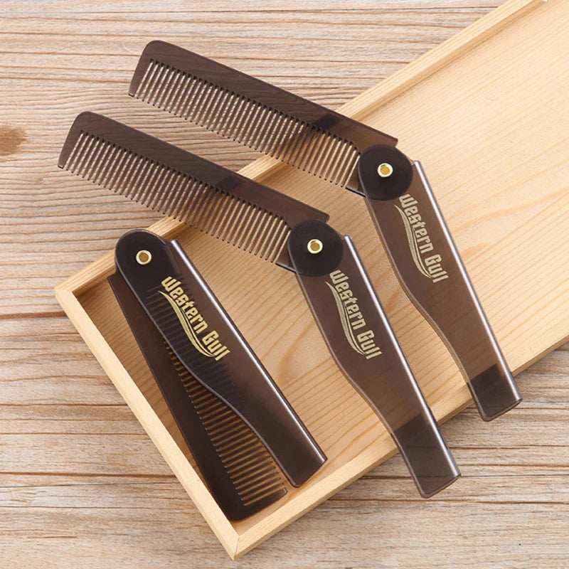 Foldable Pocket Comb – Plastic Beard & Hair Styling Tool Foldable Pocket Comb QXL