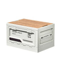 Folding Camping Storage Box | Car Trunk Organizer & Stool Folding Storage Box QXL 8 white 4
