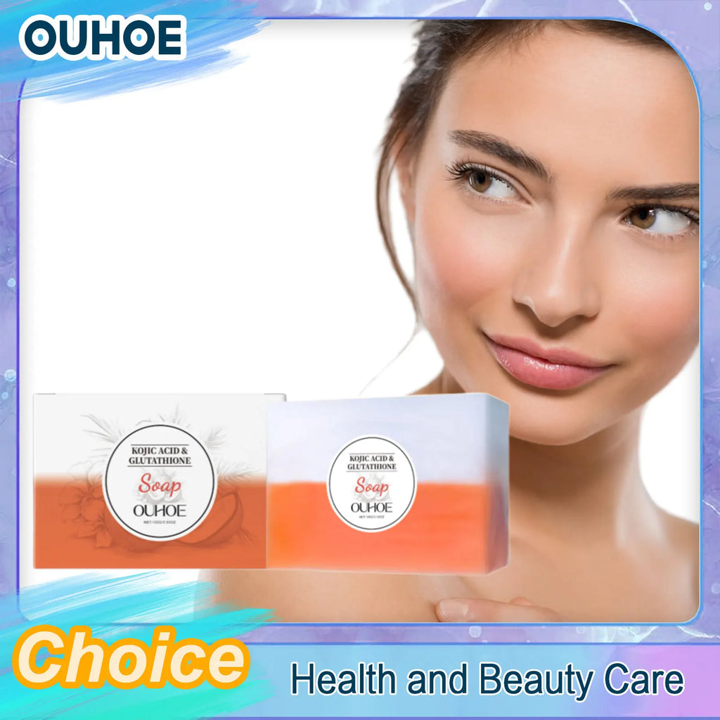 Coconut Kojic Acid & Glutathione Cleansing Bar Soap 100g Cleansing Bar Soap QXL