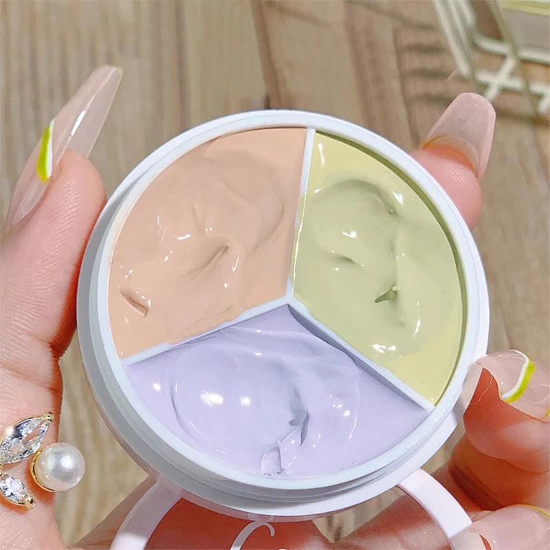 3-in-1 Triple Shade Concealer Cream | Full Coverage Foundation Concealer Cream QXL 02