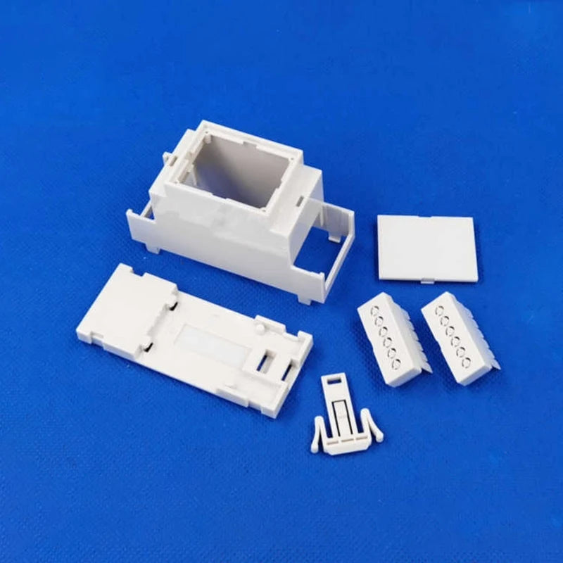 DIN Rail Plastic Enclosure | ABS Electronics Distribution Box DIN Rail Enclosure QXL