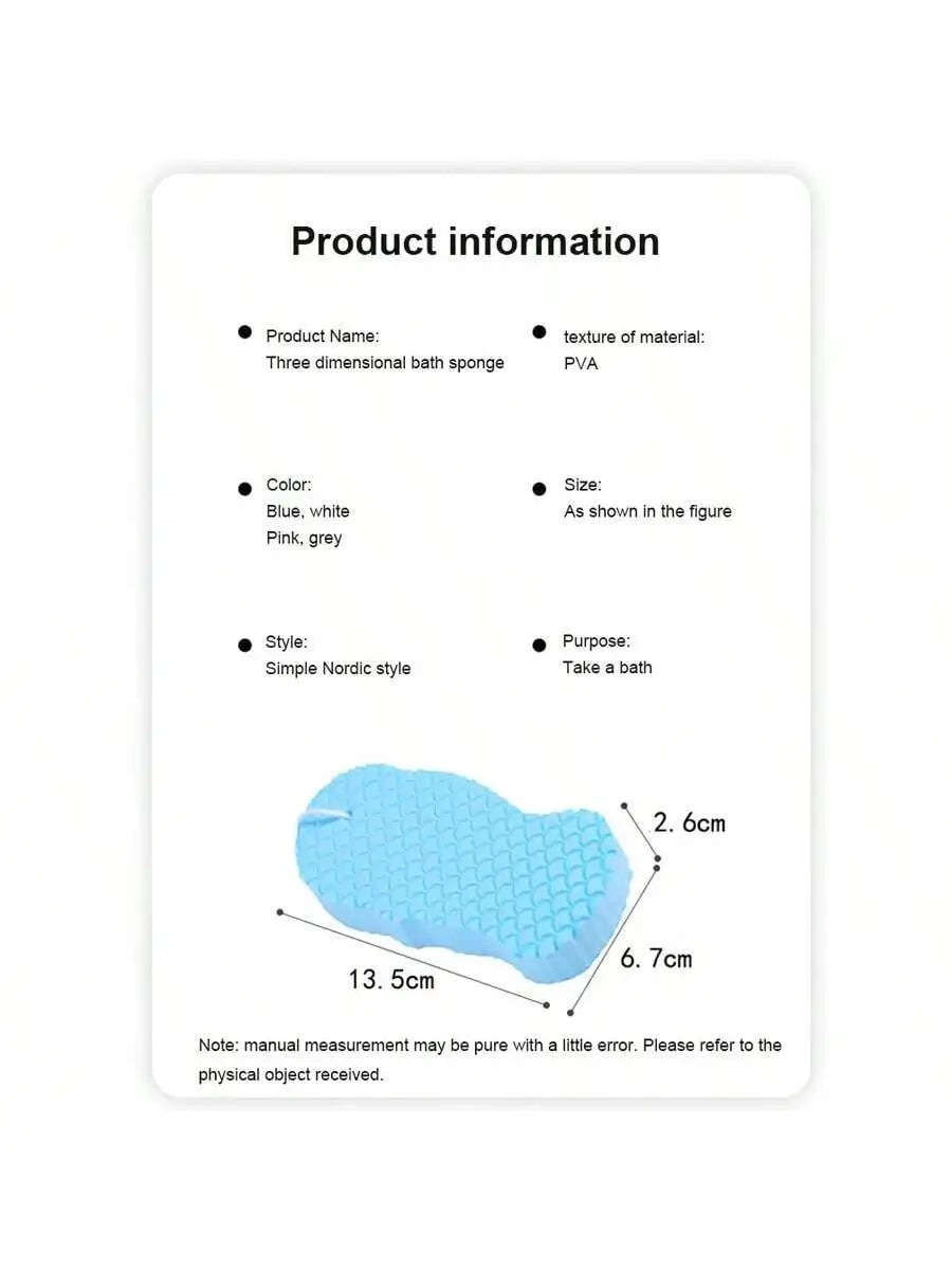 Exfoliating Bath Sponge | Body Scrubber & Dead Skin Remover Exfoliating Bath Sponge QXL