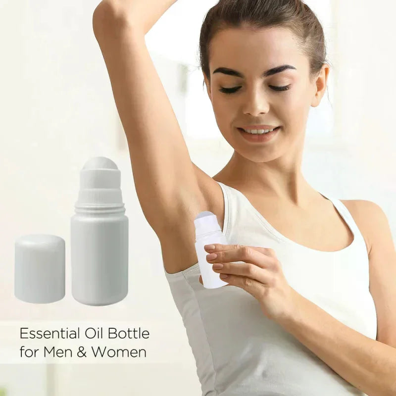 Refillable Roll-On Bottle 30–100ml | Leak-Proof HDPE Roll-On Bottle QXL