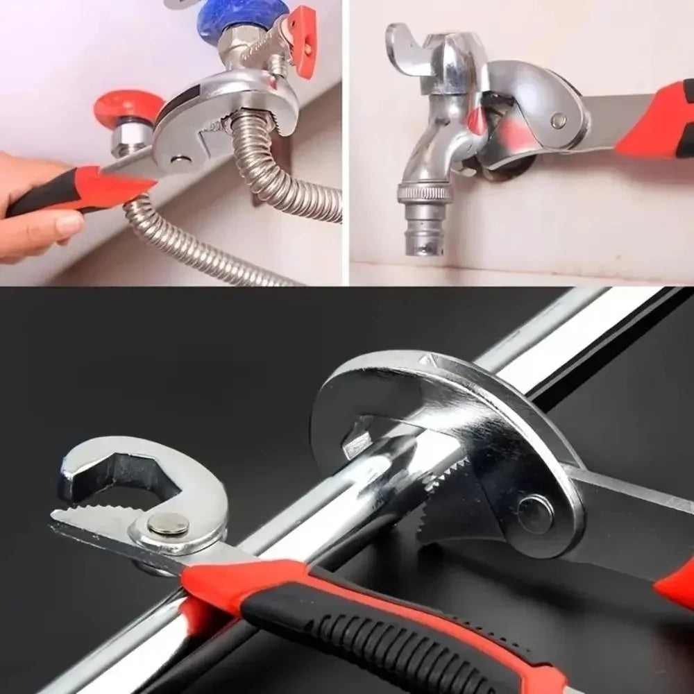 Adjustable Spanner Wrench 6–22mm Double-Ended Universal Tool Adjustable Spanner Wrench QXL