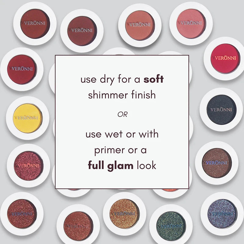 VERONNI 24-Color Shimmer Glitter Eyeshadow Palette Eyeshadow Palette QXL