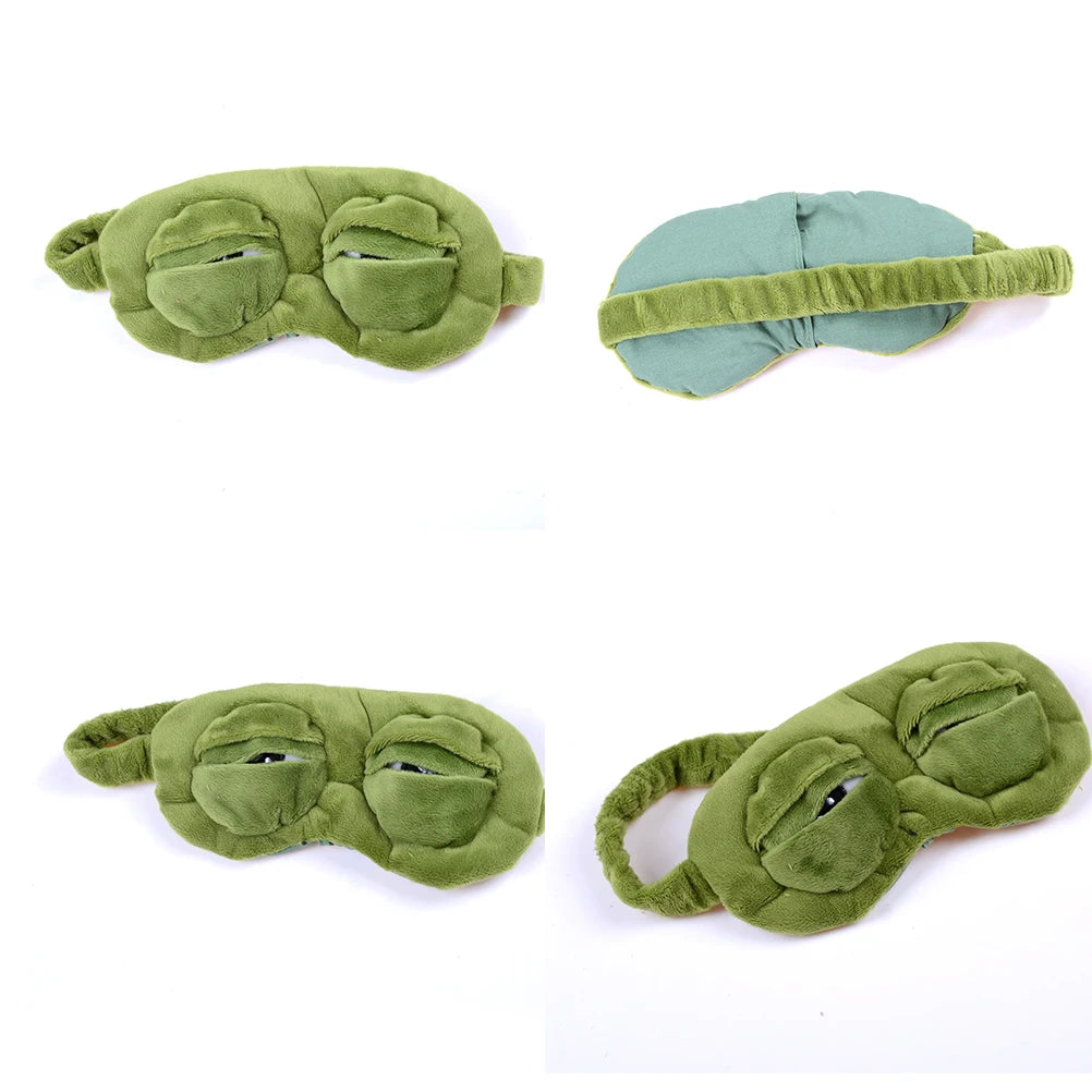 Cute Cat Plush Sleep Mask | Soft 3D Blindfold Eye Cover Plush Sleep Mask QXL