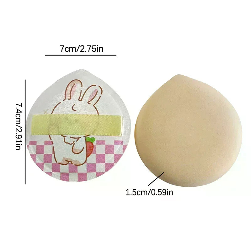 3-Pack Cartoon Powder Puff Set – Foundation & BB Cream Sponge Makeup Sponge Puff QXL
