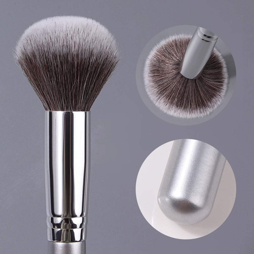 KOSSHOW Blush & Highlighter Brush | Nylon Wood Handle Blush Makeup Brush QXL