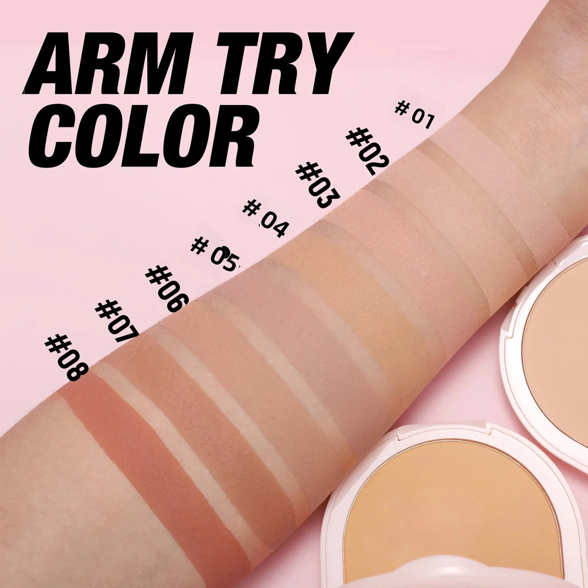 Handaiyan Matte Pressed Powder – Oil Control & Waterproof Pressed Setting Powder QXL