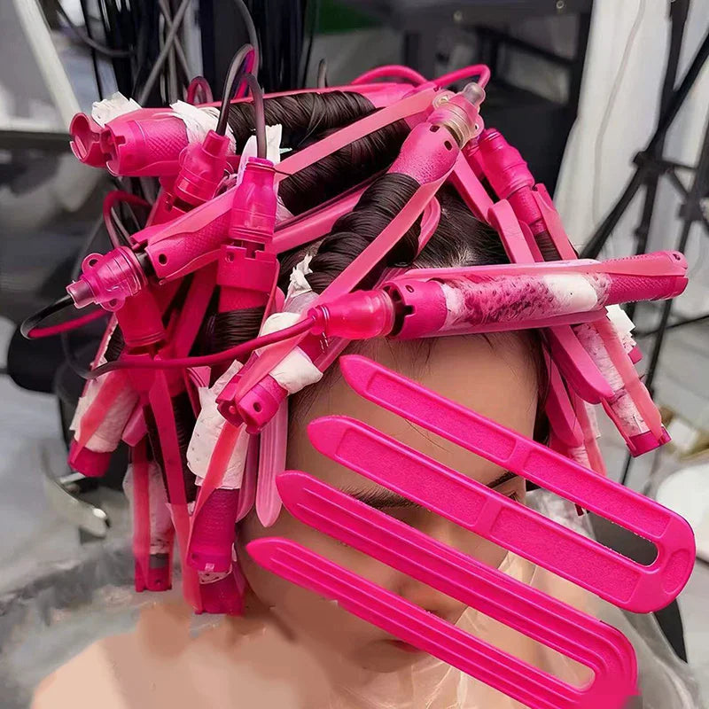 U-Shaped Heat Guard Perm Clips for Salon Styling | 6/12-Pack Hair Perm Clips QXL