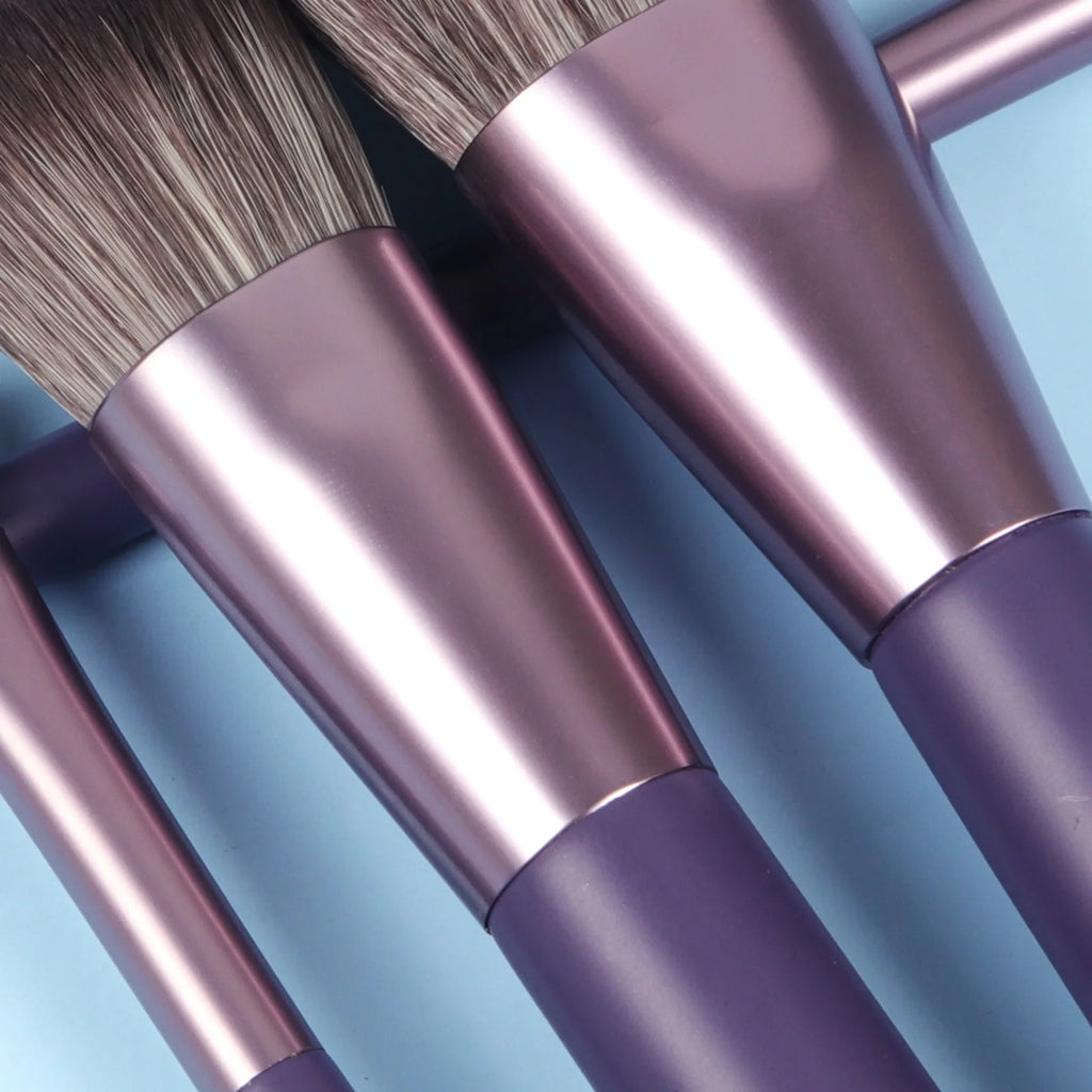 7-Piece Makeup Brush Set with PU Storage Bucket | Ronshadow Makeup Brush Set QXL