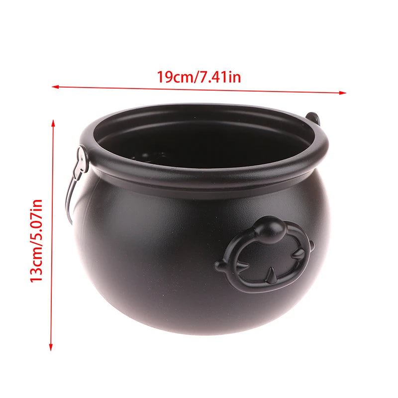Large Witch Cauldron Candy Bucket | Halloween Party Prop Halloween Decoration QXL