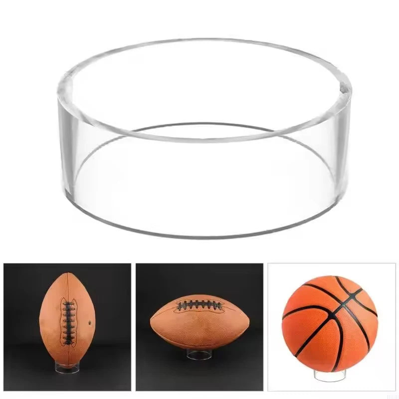 Clear Acrylic Ball Stand for Basketball Football Soccer Display Ball Display Stand QXL