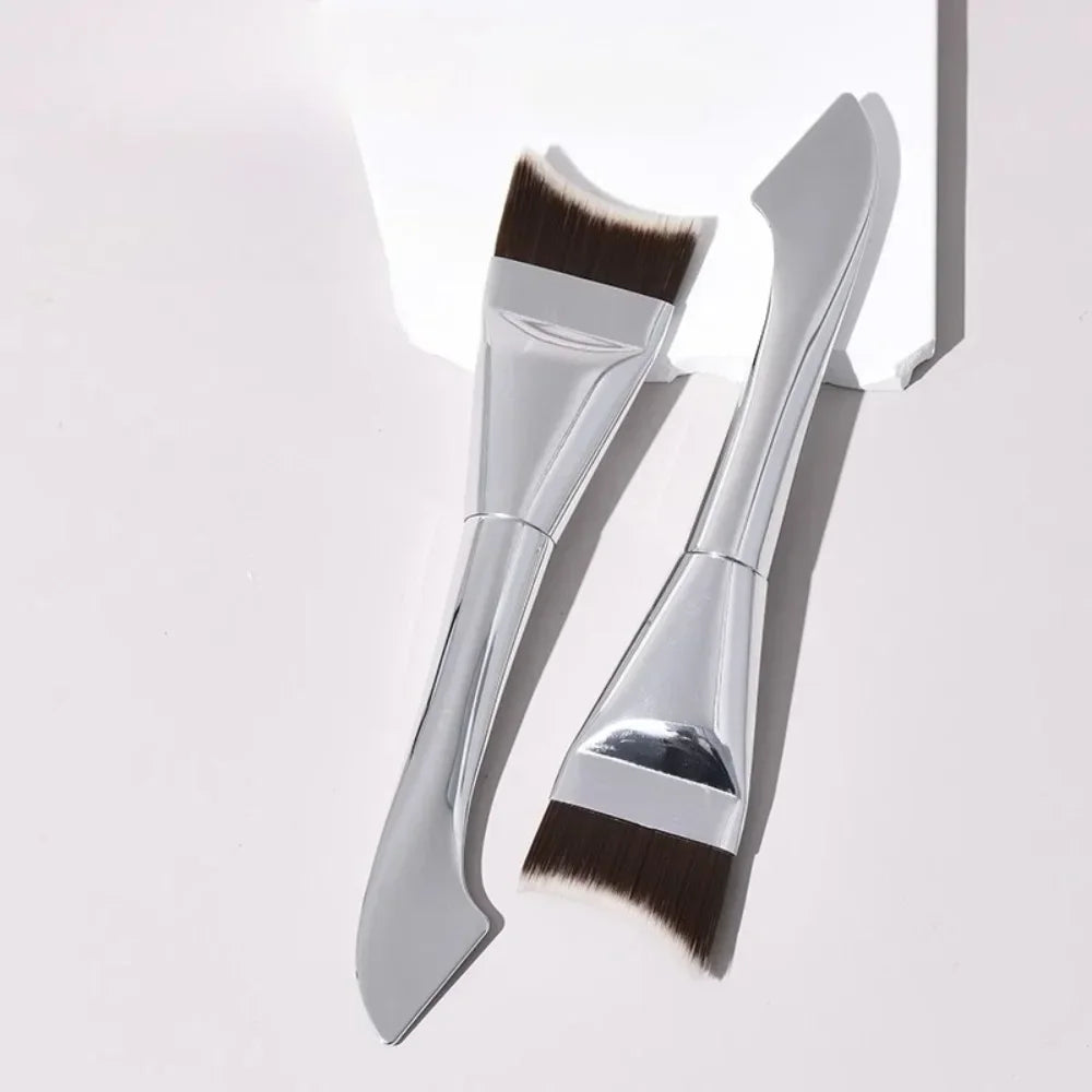 Ultra-Thin Flat Foundation Brush | Cream & Liquid Blending Foundation Makeup Brush QXL