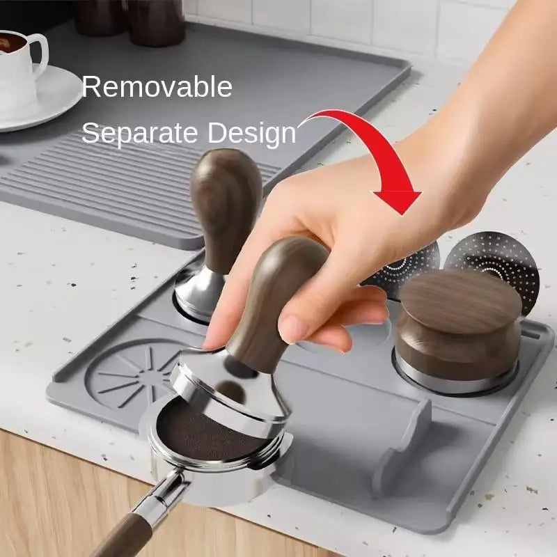 Silicone Espresso Tamping Mat | Non-Slip Barista Tamp Pad Espresso Tamping Mat QXL